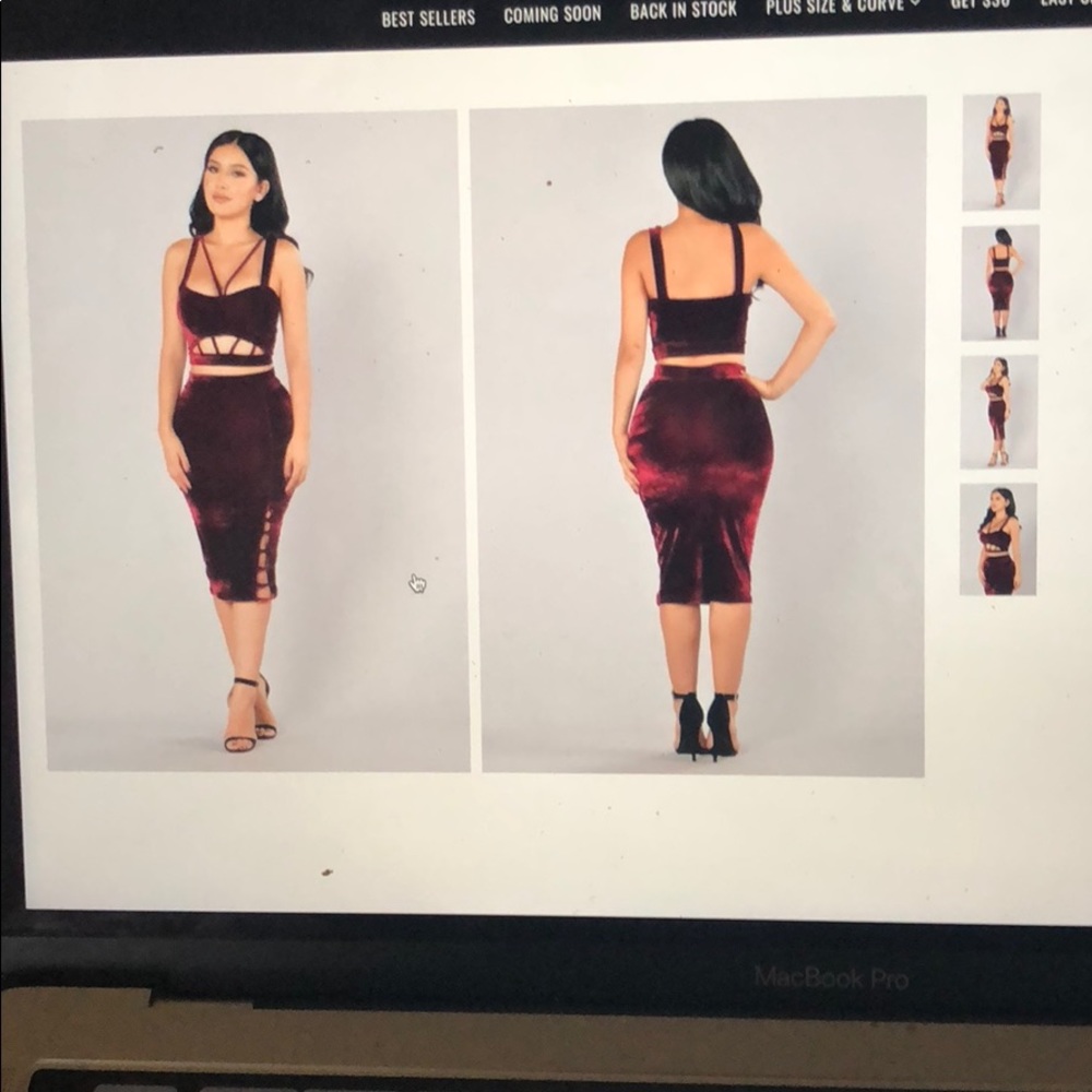 city center set-burgundy